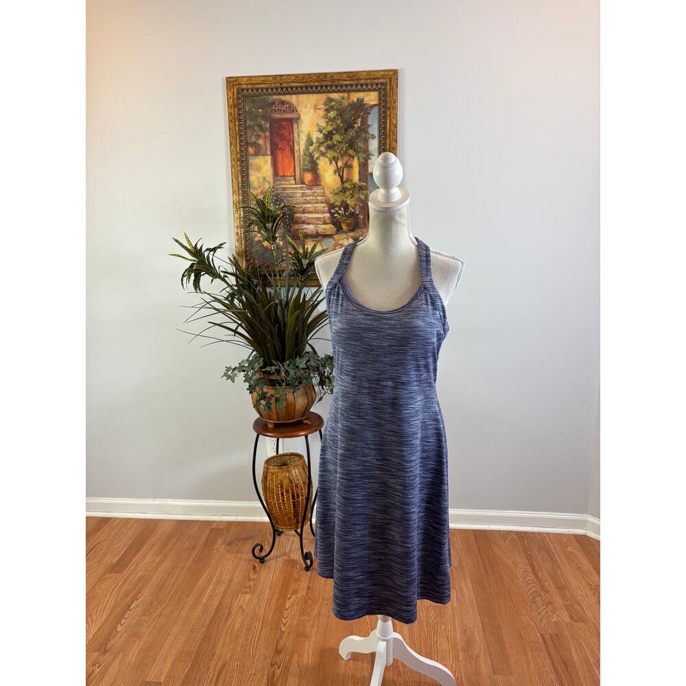 MPG Dress Womens Size L Athletic Shelf Bra Racerback Travel Performanceβ Gray